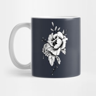 Peony flower design Mug